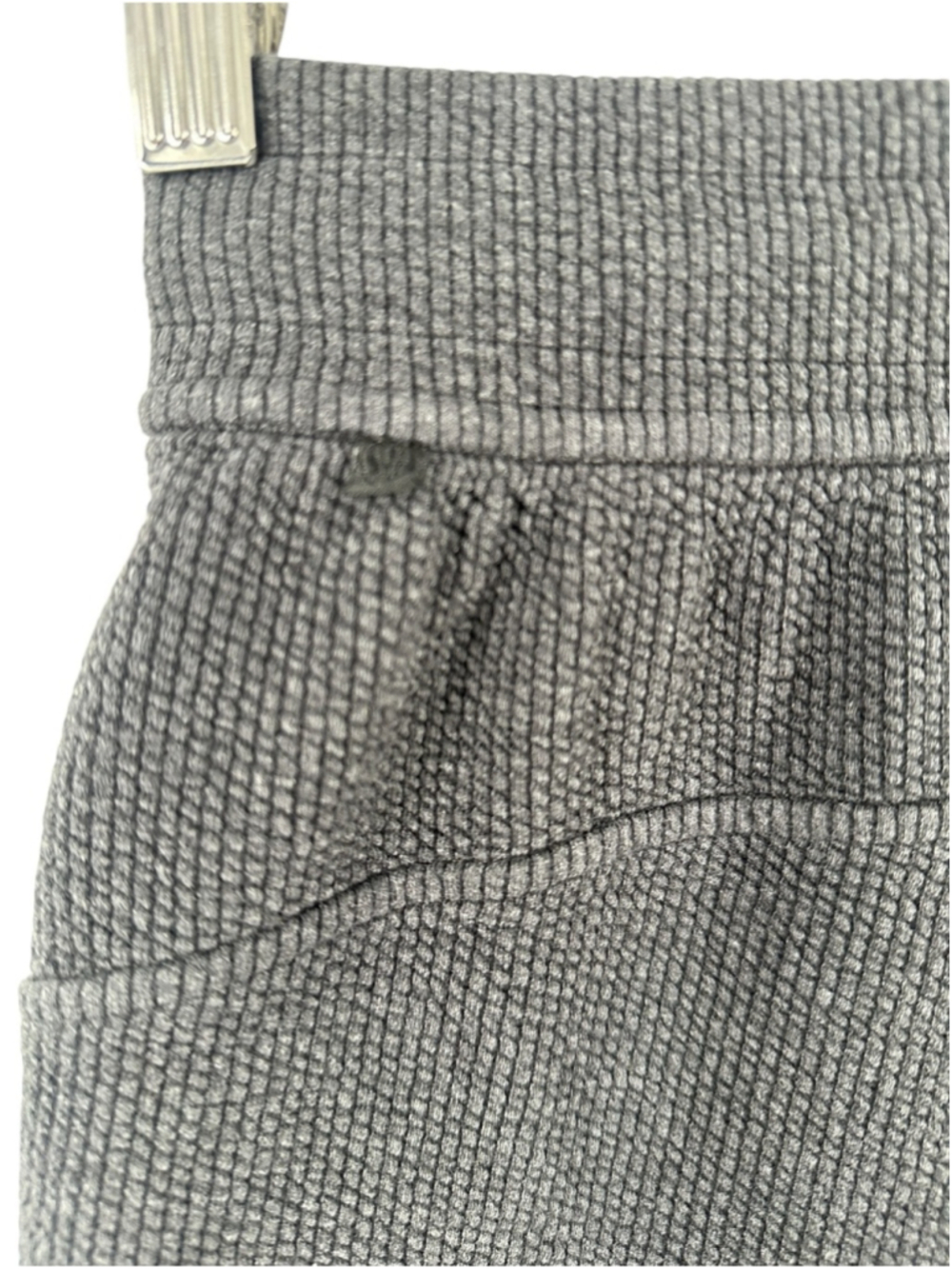 Lululemon Ribbed High-Rise Jogger 25" *7/8 Length heathered black sz 2 - Picture 4 of 10